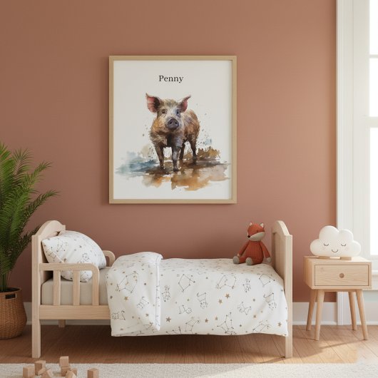 Penny the Playful Piglet, Brauch Poster
