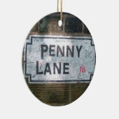 Penny-Weg-Straßenschild Keramikornament (Rechts)