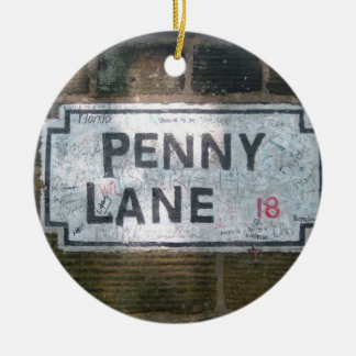 Penny-Weg-Straßenschild Keramikornament