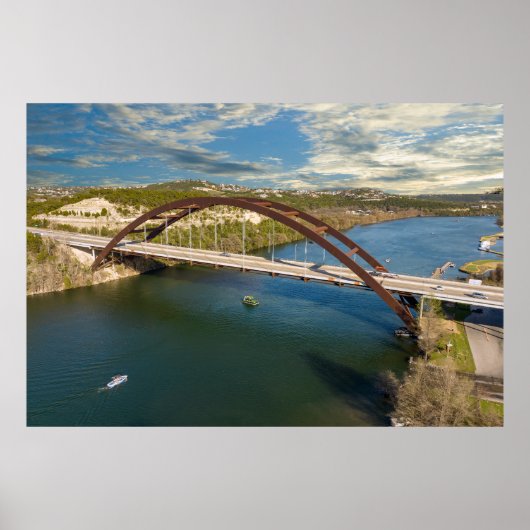 Pennybacker Bridge Austin, Texas Poster (Vorne)