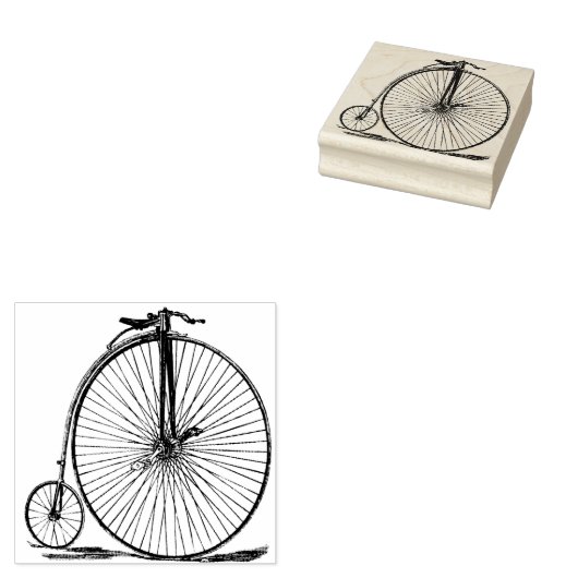 Pennyfarthing Gummistempel (Stempel)
