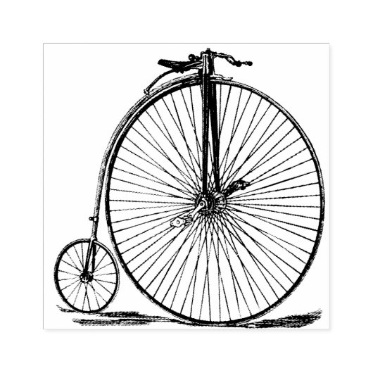 Pennyfarthing Gummistempel (Prägung)