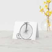 Pennyfarthing Karte (Gelbe Blume)
