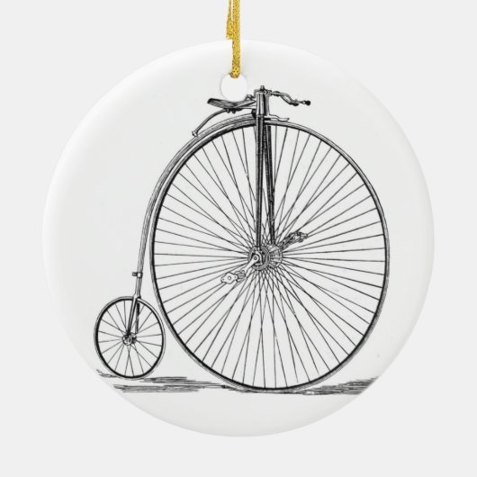 Pennyfarthing Keramikornament (Hinten)