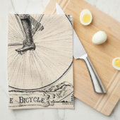 Pennyfarthing Old Timey viktorianische Geschirrtuch (Viertel Falte)