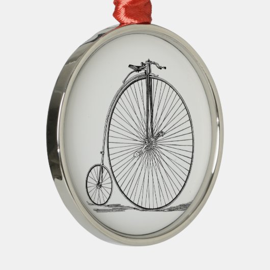 Pennyfarthing Ornament Aus Metall (Rechts)