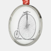 Pennyfarthing Ornament Aus Metall (Links)