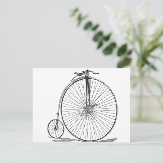 Pennyfarthing Postkarte (Stehend Vorderseite)