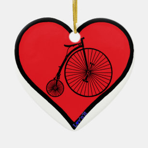 Pennyfarthingverzierung Keramikornament