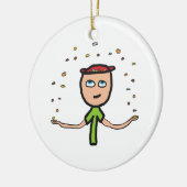 Pennys aus dem Himmel Keramik Ornament (Links)