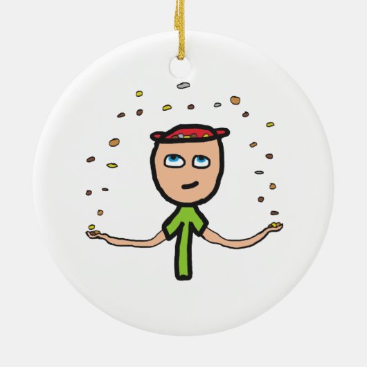 Pennys aus dem Himmel Keramik Ornament (Hinten)