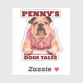 PENNY'S DOG TALES AUFKLEBER (Blatt)