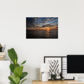 Penobscot Bay Sunset Poster - 1 (Heimbüro)