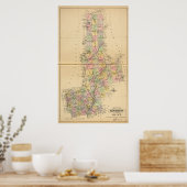 Penobscot Co., Maine Poster (Küche)