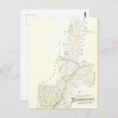Penobscot Landkreis, Maine Postkarte (Vorne/Hinten)