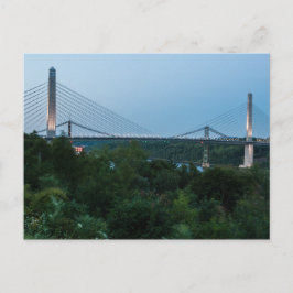 Penobscot Narrow und Waldo-Hancock Bridges, Maine Postkarte