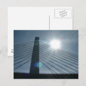 Penobscot Narrows Bridge Postkarte (Vorne/Hinten)