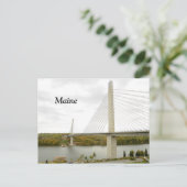 Penobscot Narrows Bridge Postkarte (Stehend Vorderseite)