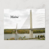 Penobscot Narrows Bridge Postkarte (Vorderseite)