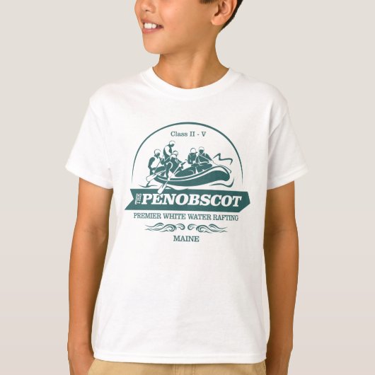 Penobscot River (Rafting 2) T-Shirt (Vorderseite)