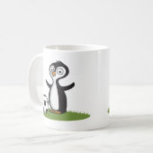 Penquin Fußball Kaffeetasse (Vorderseite Links)
