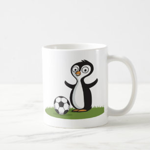 Penquin Fußball Kaffeetasse