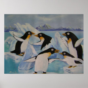 penquin Märchenland Poster