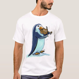 penquin Violinenspieler T-Shirt