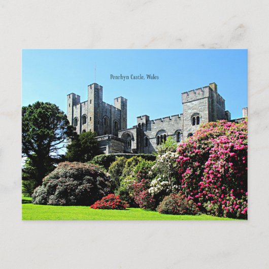 Penrhyn Castle, Wales Postkarte (Vorderseite)