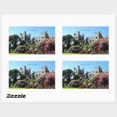 Penrhyn Castle, Wales Rechteckiger Aufkleber (Blatt)