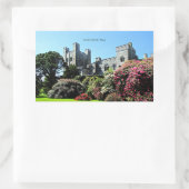 Penrhyn Castle, Wales Rechteckiger Aufkleber (Tasche)