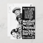 'Penrod' Stille Filmanzeige aus dem Jahr 1922 Post Postkarte (Vorne/Hinten)