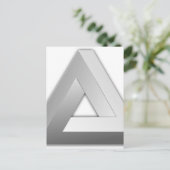 Penrose Dreieck Postkarte (Stehend Vorderseite)