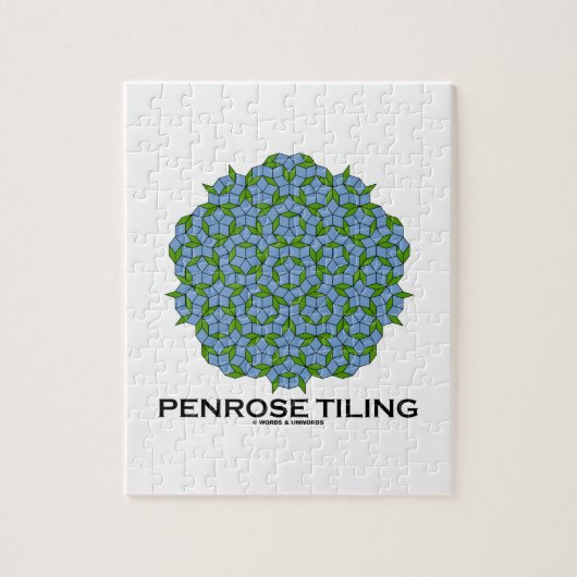 Penrose Tiling (fünffache Symmetrie) Puzzle (Vertikal)