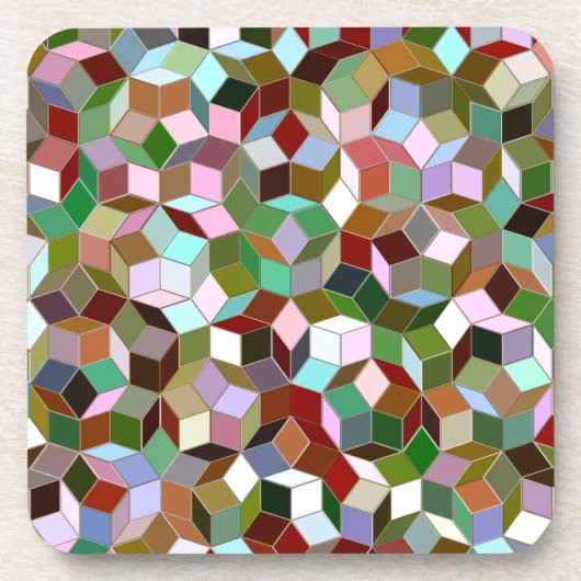 Penrose Tilings-PlastikUntersetzer Untersetzer (Vorderseite)