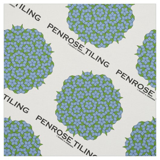 Penrose-Verschmelzung, fünffach-Symmetrie Stoff (Muster)