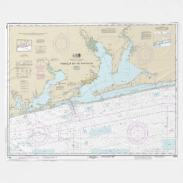 Pensacola Bay and Approaches Nautical Chart 1382 Fleecedecke