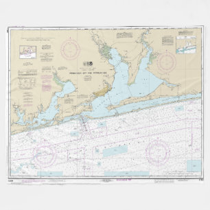 Pensacola Bay and Approaches Nautical Chart 1382 Fleecedecke
