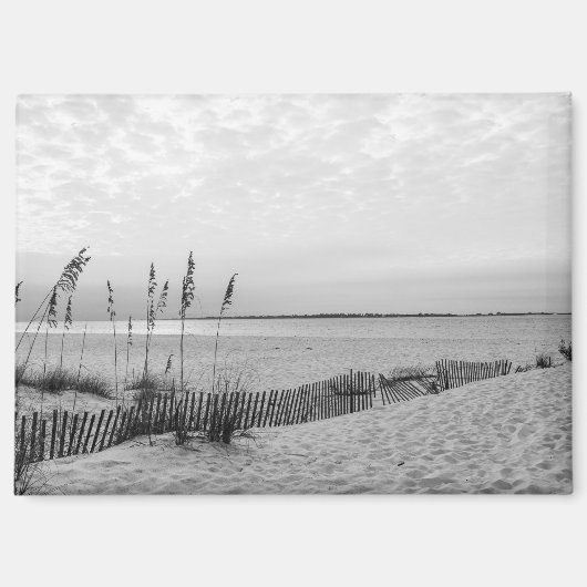 Pensacola Beach - B&W Magnet (Vorderseite)