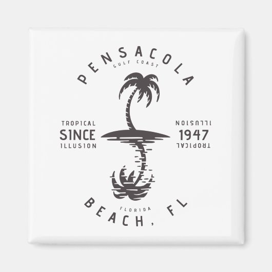 Pensacola Beach FL Magnet (Vorne)