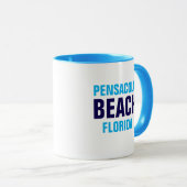 Pensacola Beach Florida Coffee Mug Tasse (VorderseiteRechts)