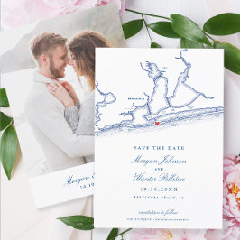Pensacola Beach Florida Elegante Hochzeit Save The Date