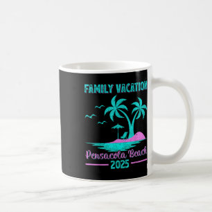 Pensacola Beach Florida Familienurlaub 2025 Palme  Kaffeetasse