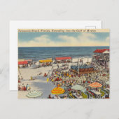 Pensacola Beach, Florida, Golf von Mexiko Postkarte (Vorne/Hinten)