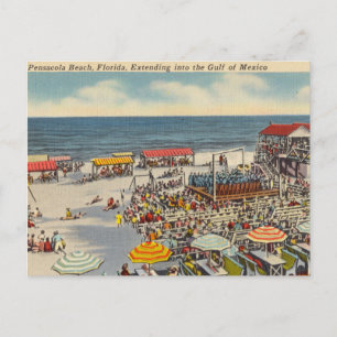 Pensacola Beach, Florida, Golf von Mexiko Postkarte