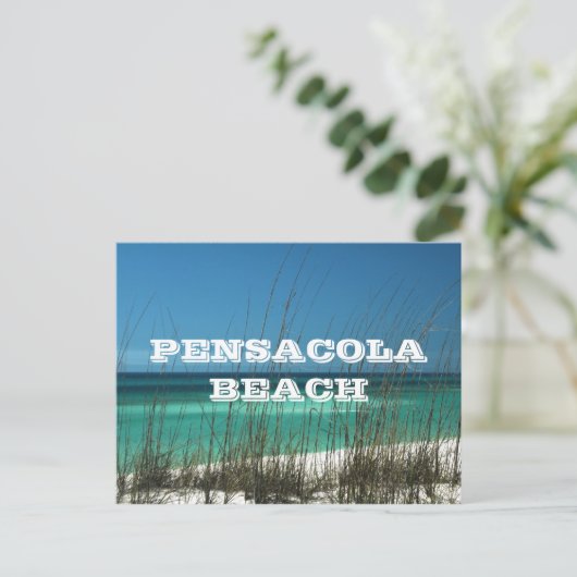 Pensacola Beach, Florida ~ Golfküste Postkarte (Stehend Vorderseite)