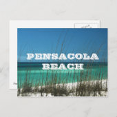 Pensacola Beach, Florida ~ Golfküste Postkarte (Vorne/Hinten)