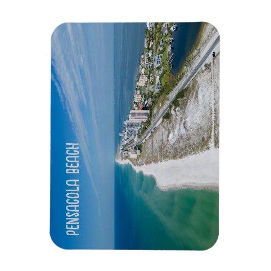 Pensacola Beach Florida Magnet (Vertikal)