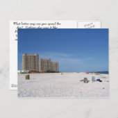 Pensacola Beach, Florida Postkarte (Vorne/Hinten)
