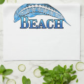 Pensacola Beach Florida Vacation Delphine Geschirrtuch (Gefaltet)